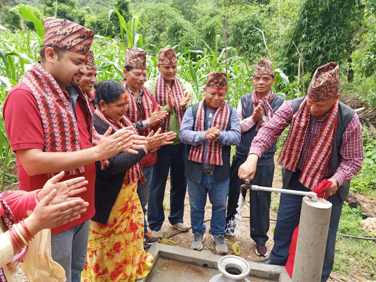 रिब्दीकोटको लघुवामा ७३ घरधुरीमा खानेपानी पहुँच