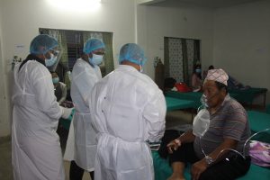 अयोध्याप्रसाद भवनकाे आइसोलेशनमा उपचार सुरू