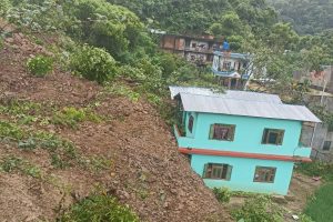 पाल्पा डुम्रेमा पहिरोले घर पुर्यो!