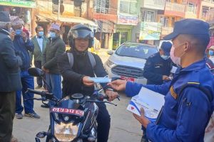 तानसेनमा मास्क खोई अभियान