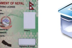 लाइसेन्स देखाएर भोट हाल्न पाइने