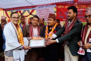 नेपाल टेलिभिजनकर्मी खत्री सम्मानित