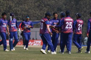 नामिबियालाई पराजित गर्दै नेपालकाे जित