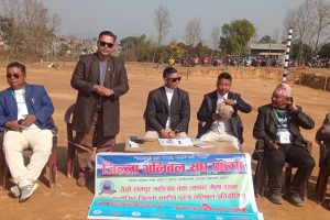 रामपुरमा दश जिल्लाको खेलाडीबीच भलिबल प्रतियोगिता हुने