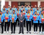 नेपाली क्रिकेट टोलीलाई प्रधानमन्त्रीको सम्मान, जनही ३ लाख दिने घोषणा