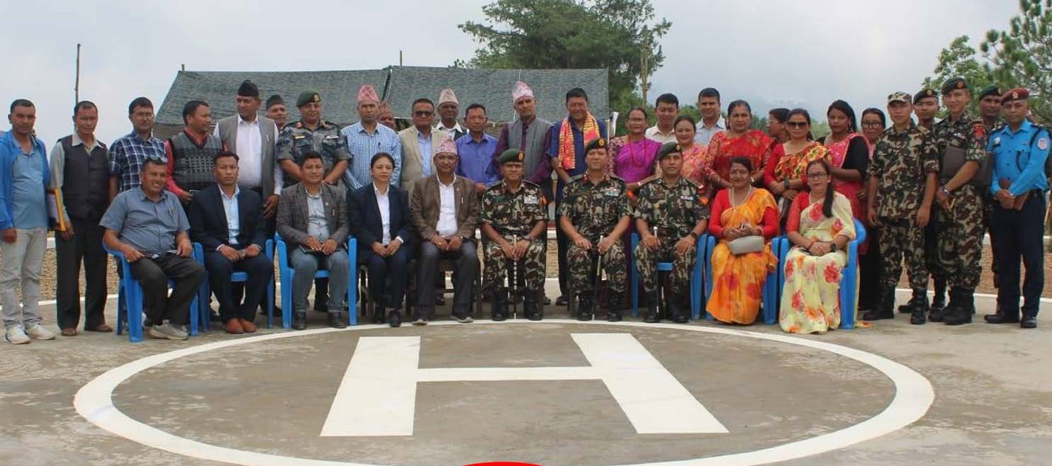 पाल्पामा बन्याे ‘नाइट ल्याण्डिङ् हेलिप्याड’