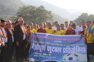 सराईमा मैत्रीपूर्ण फुटबल प्रतियोगिता सम्पन्न