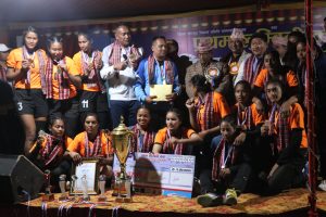 प्रथम लुम्बिनी कप राष्ट्रिय महिला भलिबलको उपाधि एपीएफ क्लबलाई