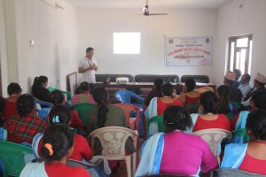 जीवनशैली सुधार गरी निरोगी नागरिक बनाउन रिब्दीकोटमा नागरिक आरोग्य अभिमुखीकरण