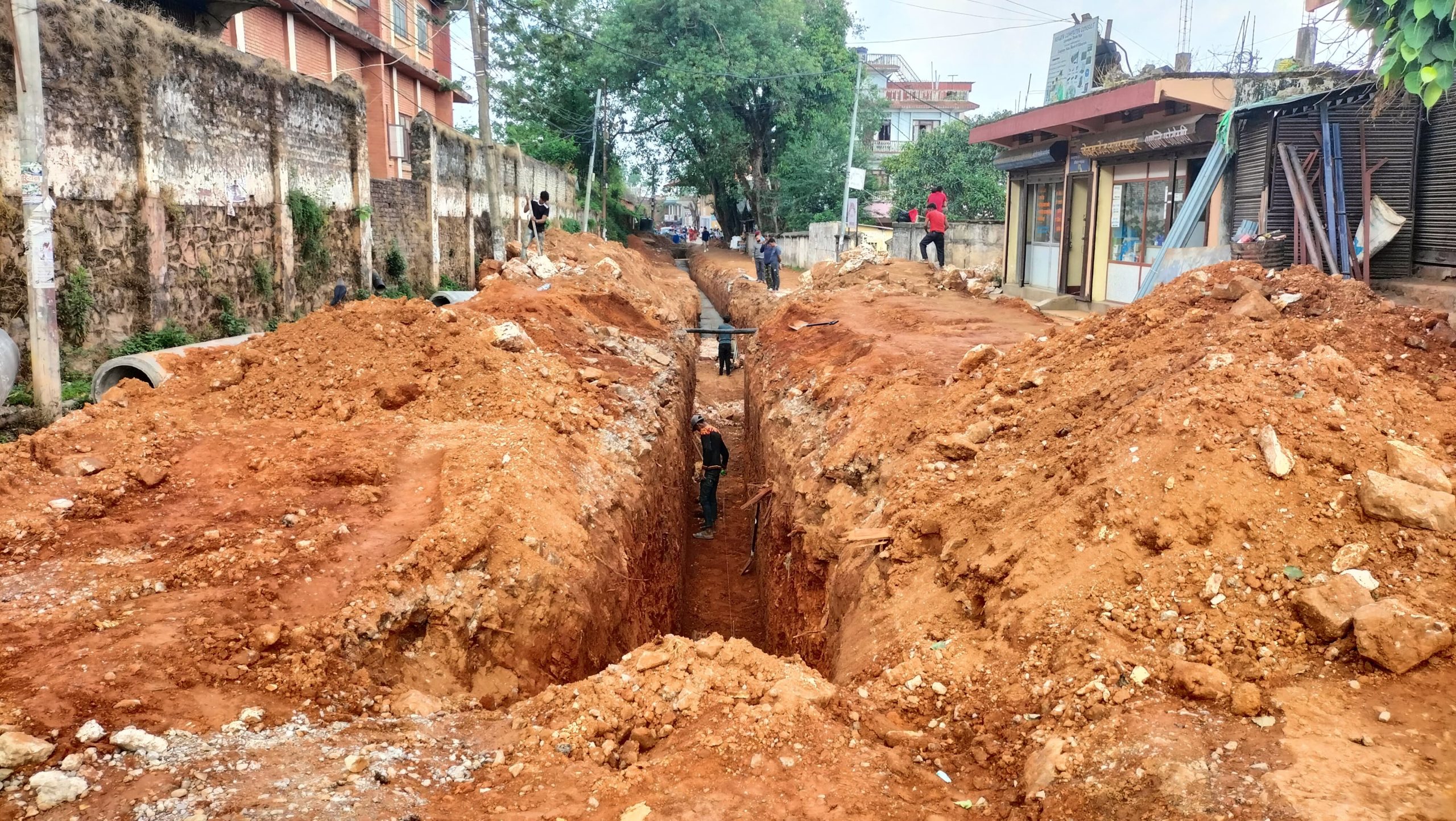 बसपार्क–गौरीशंकर सडक निर्माणका लागि बन्द