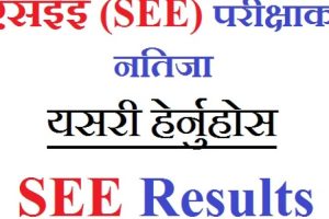 एसईईको नतिजा बिहीबार सार्वजनिक हुने