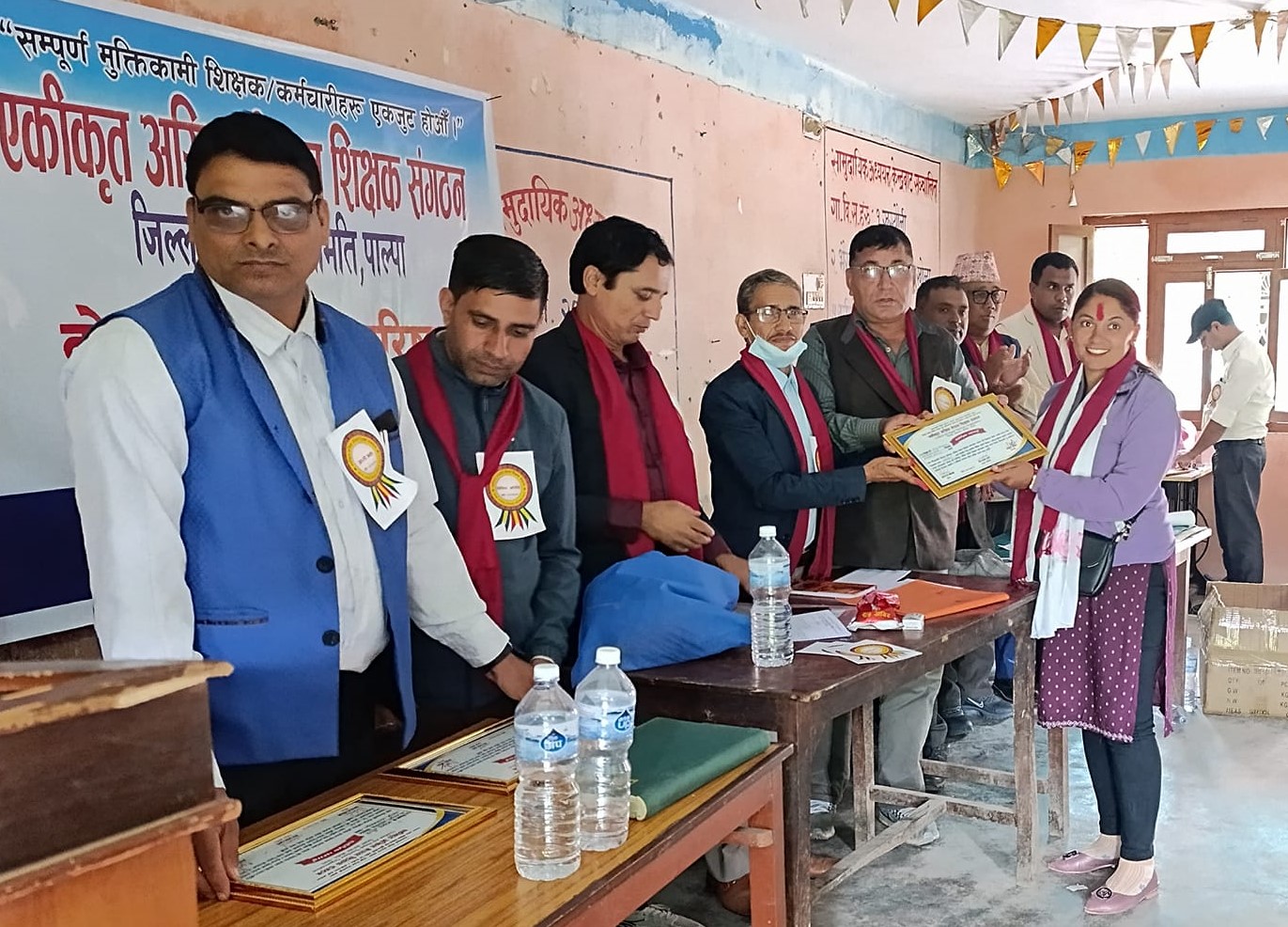 एकीकृत अखिल नेपाल शिक्षक संगठन जिल्ला समन्वय समिति पाल्पाको दोस्रो जिल्ला परिषद रिब्दीकोट गाउँपालिकाको हार्थोकमा सम्पन्न