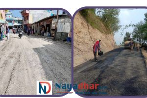 हार्थोक छहरामा सडक खण्डमा ट्रक, टिपर संचालनमा रोक