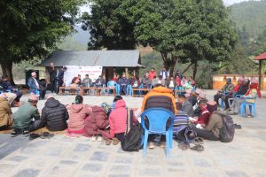 रामपुरमा जनप्रतिनिधिसंग संवाद कार्यक्रम