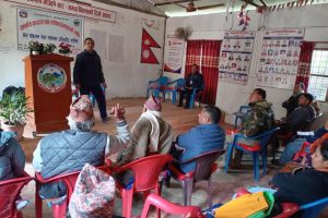 बगनासकालीमा कर सङ्कलन तथा सचेतना अभिवृद्धि तालीम