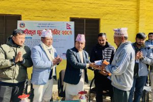 माथागढी गाउँपालिकाले वडामै पुगेर पालिकास्तरको सेवा प्रदान