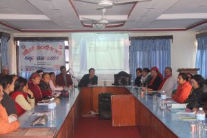 तानसेनमा आदिवासी जनजातिका लागि कानुनी सचेतना सम्बन्धि अभिमुखीकरण