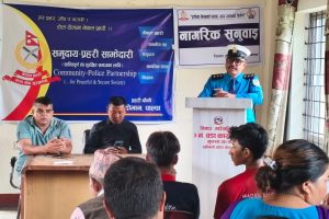 ट्राफिक प्रहरीको प्रभास र झुम्सामा नागरिक सुनुवाइ