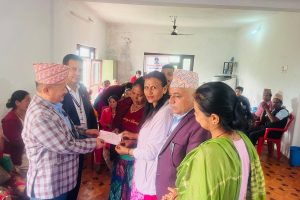 रिब्दीकोट गाउँपालिकामा ‘अध्यक्षसँग निःशुल्क स्वास्थ्य बिमा कार्यक्रम’ सुरु