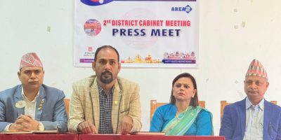 लायन्स अन्तर्राष्ट्रिय डिष्ट्रिक ३२५ पी नेपालको दोस्रो क्याबिनेट बैठक पाल्पाको तानसेनमा