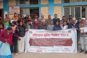 रम्भाको एकीकत घुम्ती शिविरबाट पाँच हजार बढी स्थानीय लाभान्वित