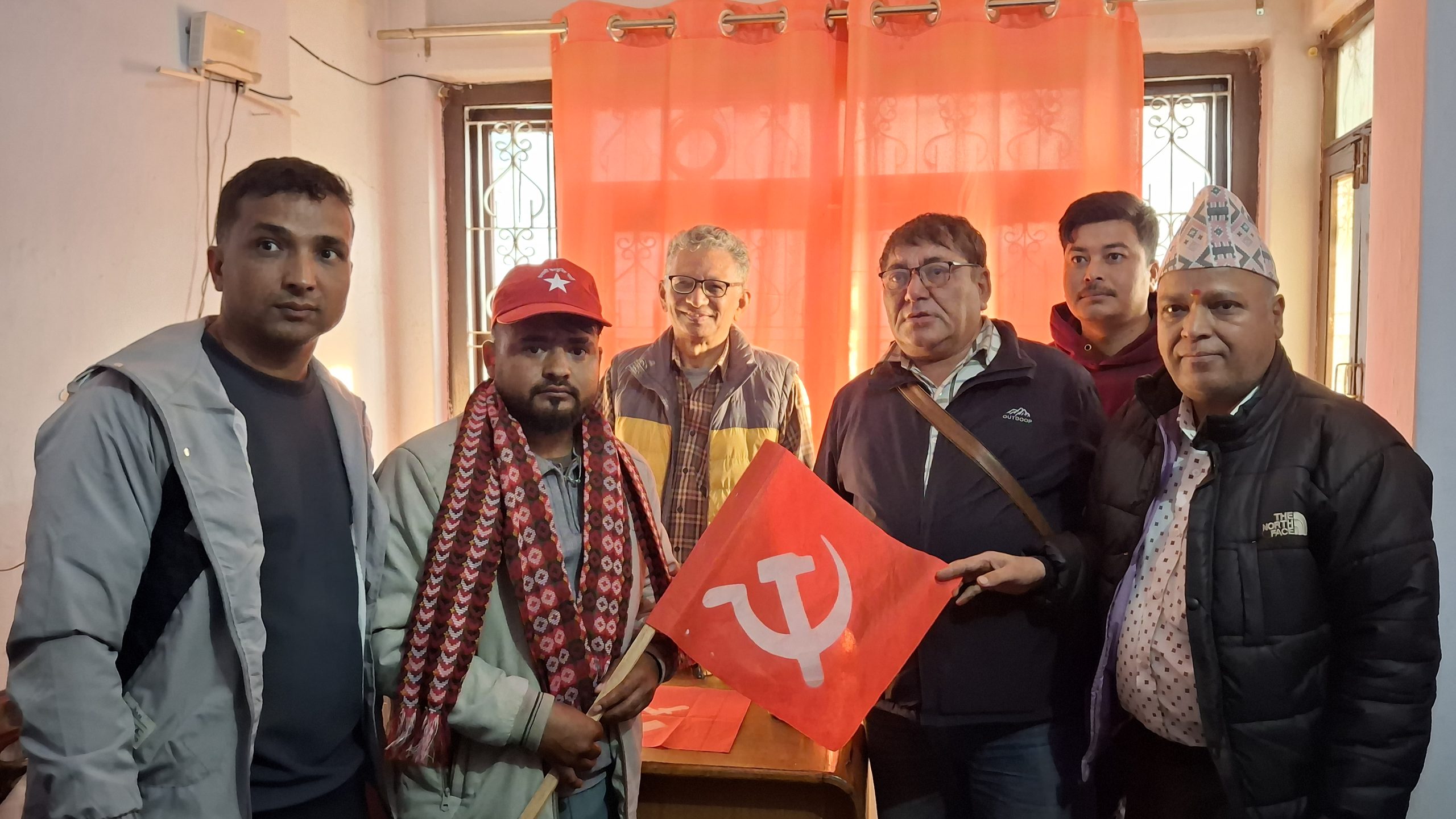 विश्व शान्ति र वामपन्थी एकता सन्देशसहित जागरण यात्रामा कमल खत्री