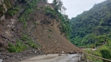 सुख्खा पहिरोले सिद्धार्थ राजमार्ग अवरुद्ध, पहिरो रोकिएपछि सडक खुलाइने