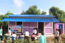 रामपुरमा एकल आमाहरुका लागि घर हस्तान्तरण 